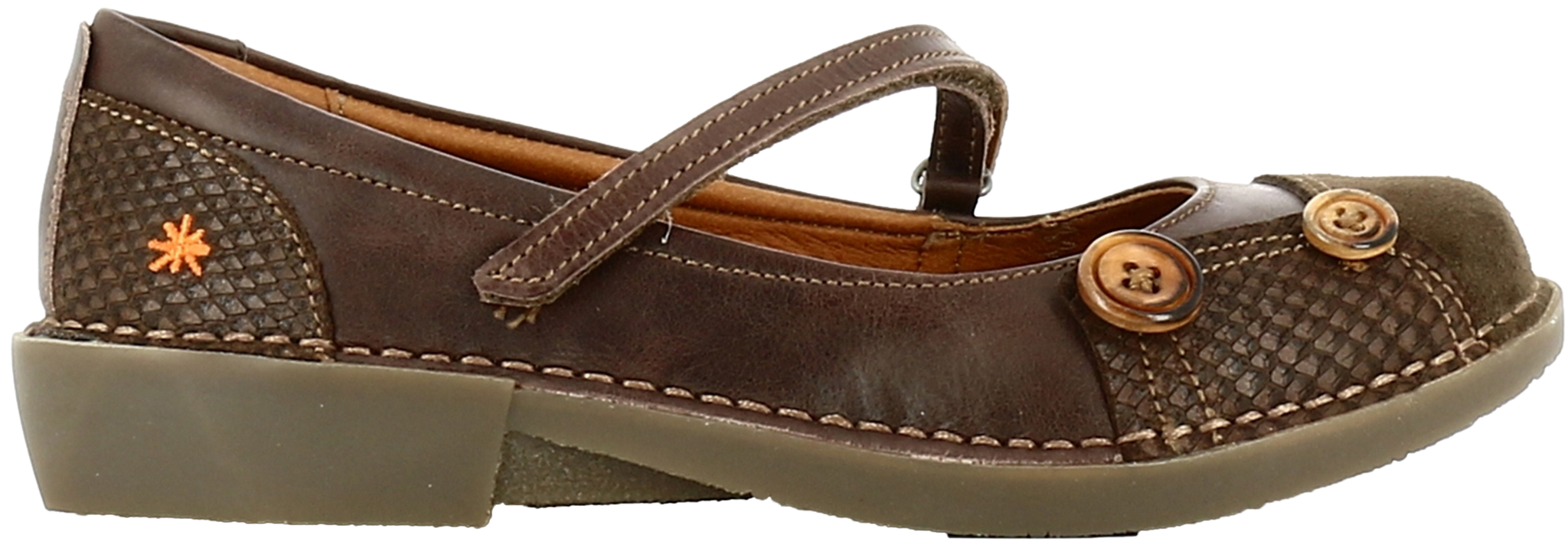 ART 0922 Bergen Natural Brushed Women's Flat