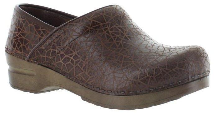 Sanita Women's Signature Prof. Sonny Printed Leather Clog