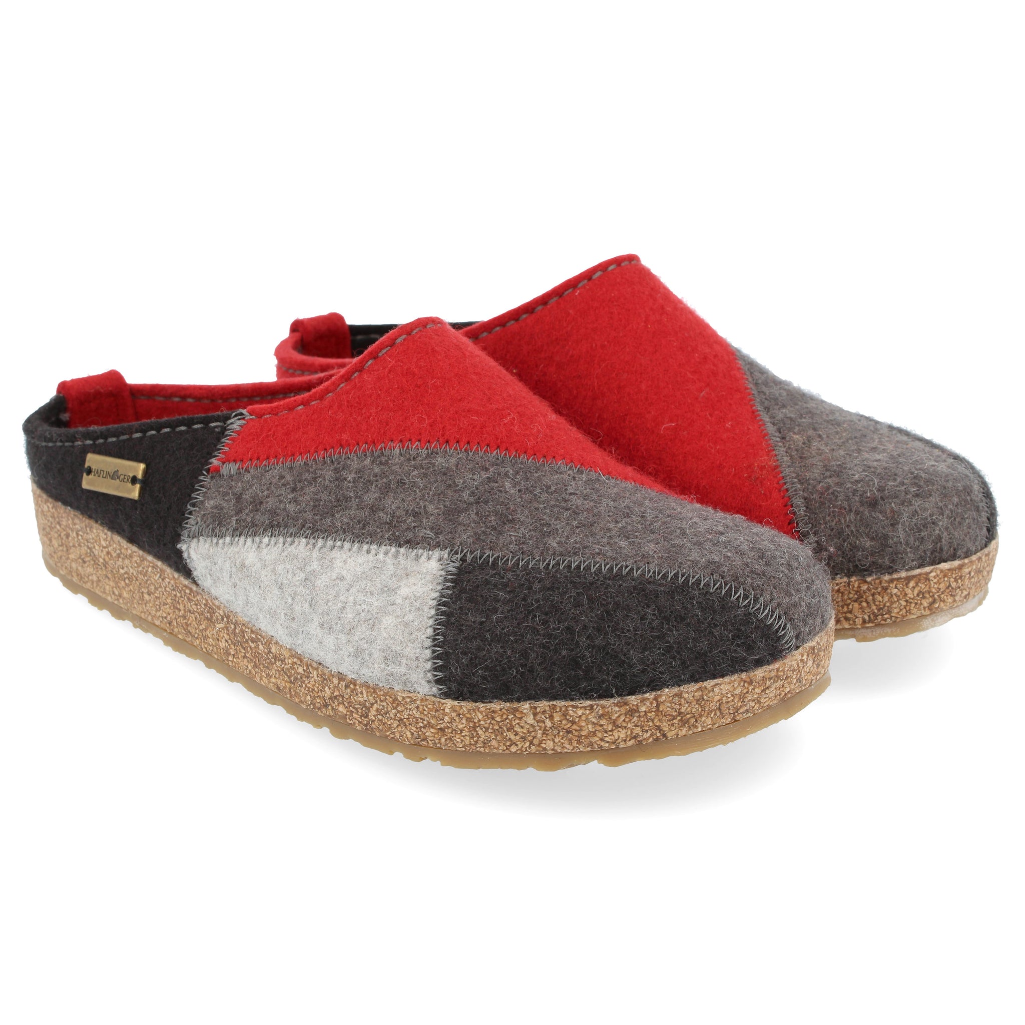 Haflinger Grizzy Women's Patch Clog Slippers