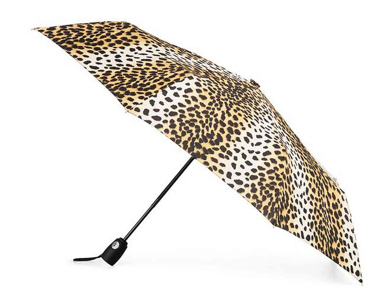 Totes Auto Open and Auto Close Compact Umbrella With NeverWet Technology, 43" Coverage