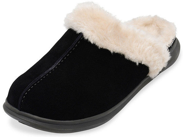 Spenco Women s Supreme Slide Faux Shearling Slippers Kemel Imports