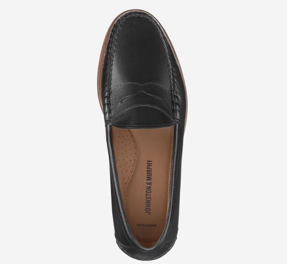 Johnston & Murphy Men's 15-3257 HALSTEAD Penny Loafers