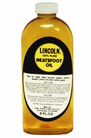 Lincoln 100% Pure Neatsfoot Oil 8Fl Oz