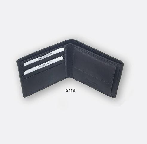 Paul & Taylor 2119 Cowhide Leather Bi-Fold Wallet