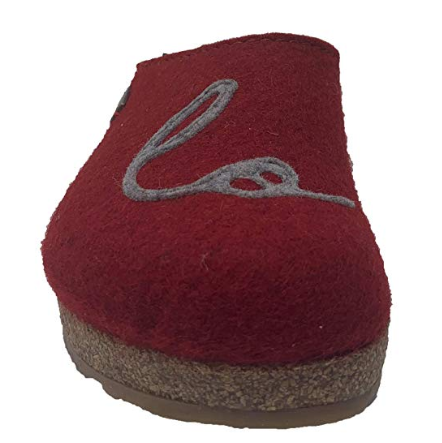 HAFLINGER Women's Grizzly Lovely Wool Clogs