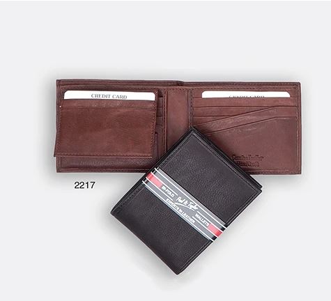 Paul & Taylor 2217 Cowhide Leather Bi-Fold Wallet