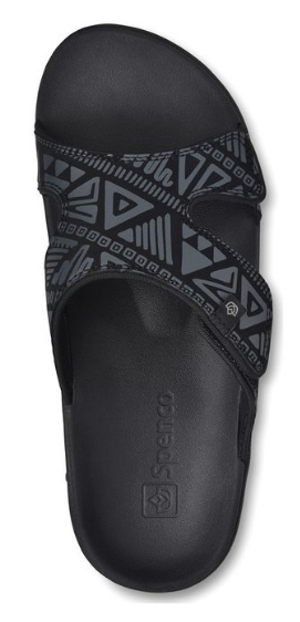 Spenco Men's Kholo Tribal Slide Sandals