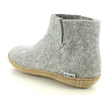 Glerups Unisex Model G Natural Wool Boot Slipper