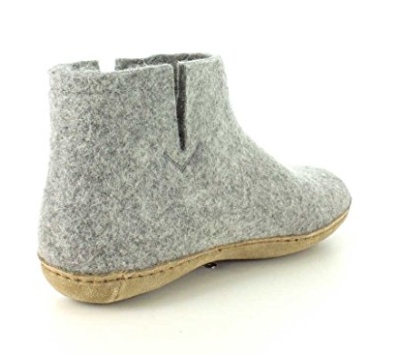 Glerups Unisex Model G Natural Wool Boot Slipper