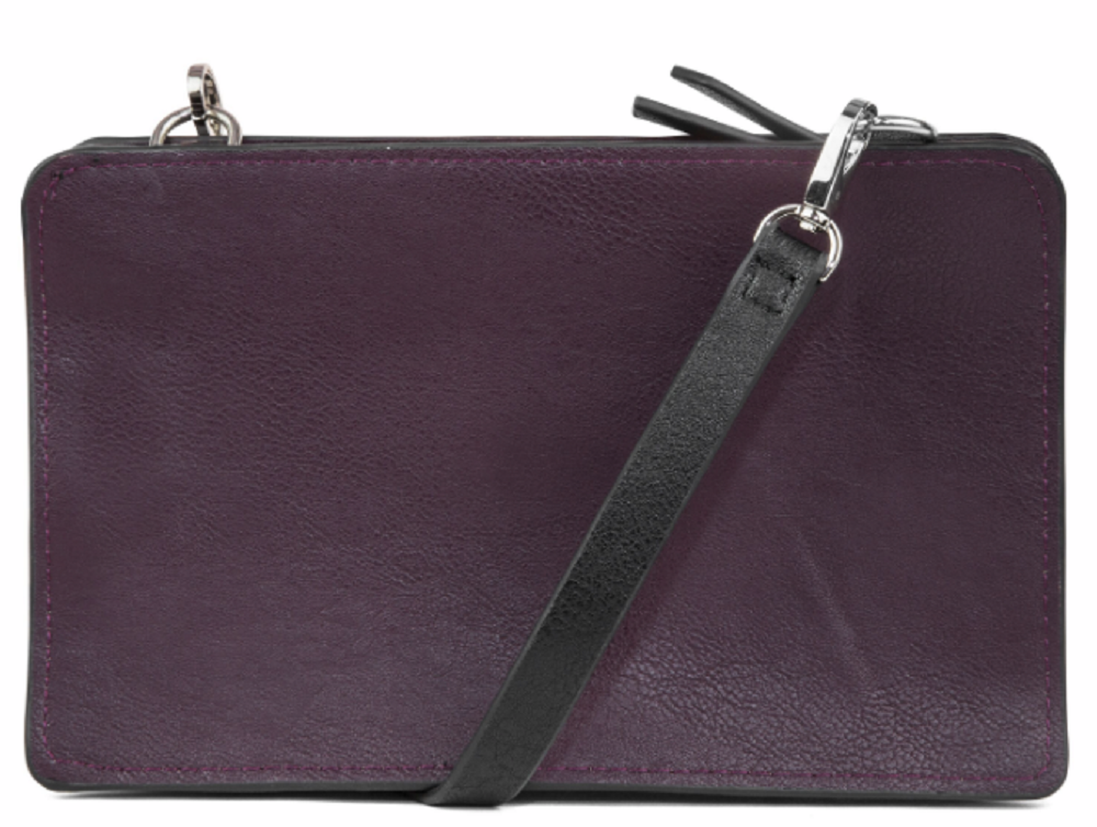 Kenneth Cole Reaction Squared Off Mini Crossbody W/ Rfid and Phone Battery