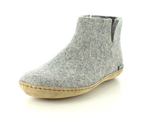 Glerups Unisex Model G Natural Wool Boot Slipper