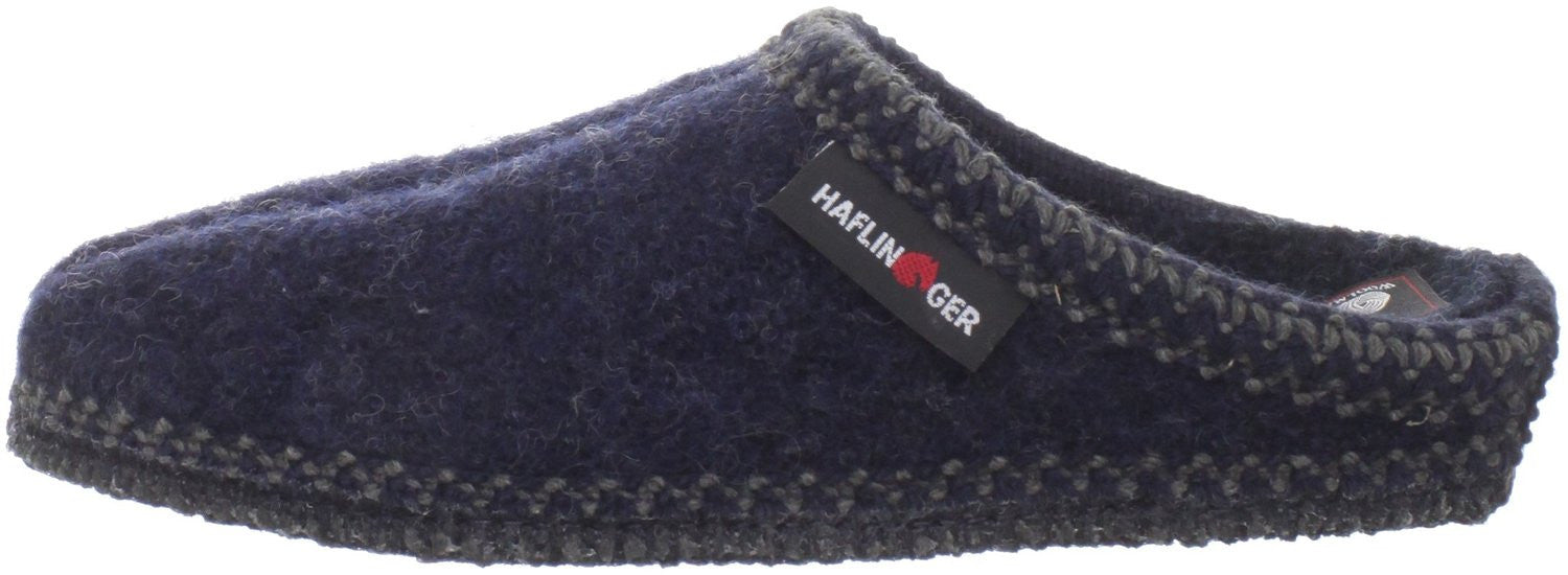 Haflinger Unisex.Classic Slipper Navy