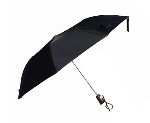 Totes Auto Open and Auto Close Compact Umbrella With NeverWet Technology