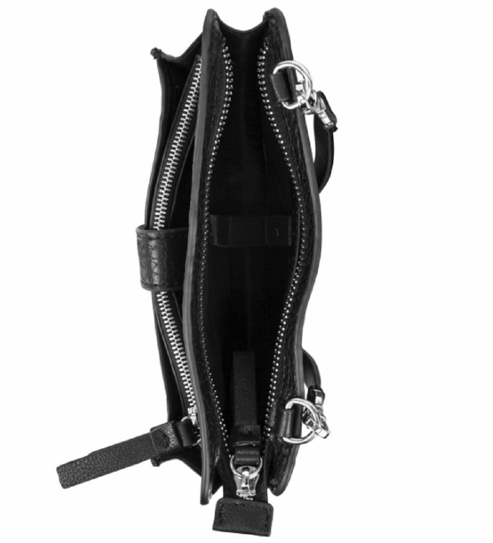 Kenneth Cole Reaction Squared Off Mini Crossbody W/ Rfid and Phone Battery