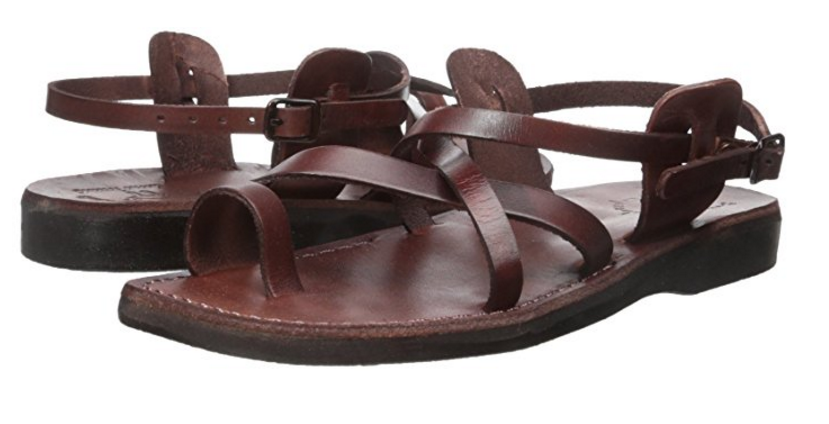 Jerusalem Sandals Unisex The Good Shepherd Buckled Toe-Ring Sandal