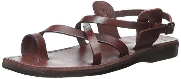 Jerusalem Sandals Unisex The Good Shepard Buckled Toe-Ring Sandal ...