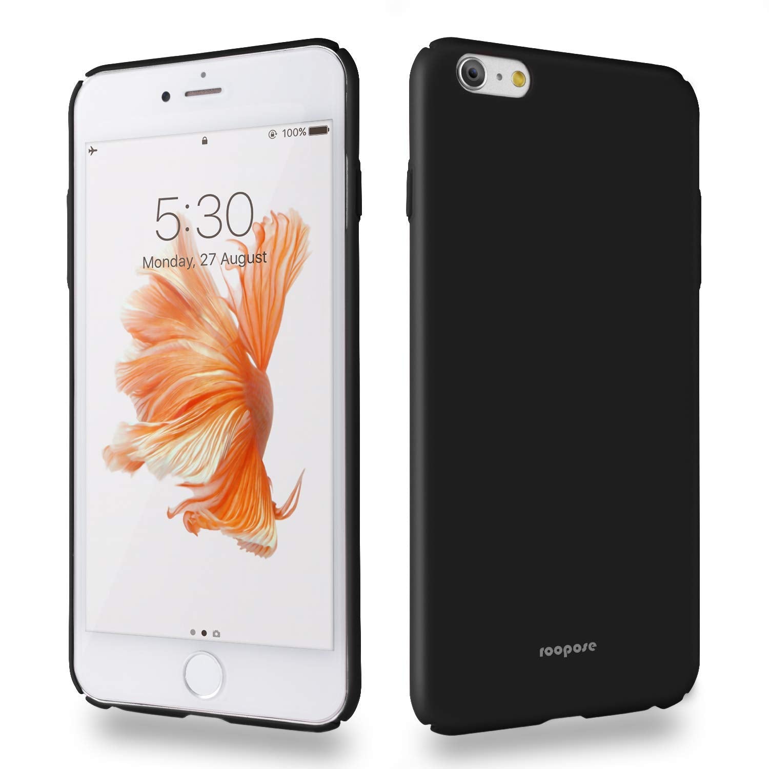 for iPhone 6P/6s Plus Case Roopose Anti-Scratch Shockproof Slim Fit Shell Matte Hard PC Plastic Full Protective Back Case Cover for iPhone 6/6s Plus