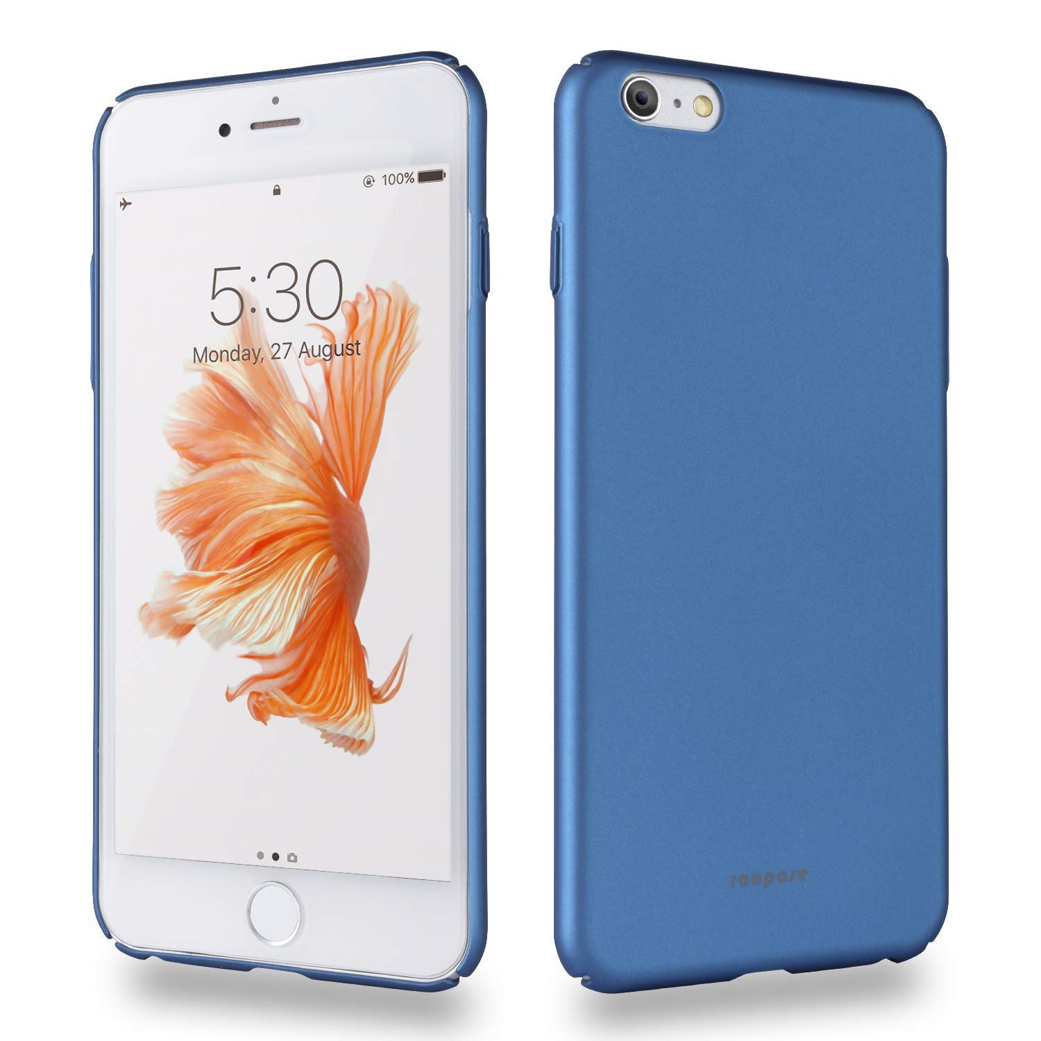 for iPhone 6P/6s Plus Case Roopose Anti-Scratch Shockproof Slim Fit Shell Matte Hard PC Plastic Full Protective Back Case Cover for iPhone 6/6s Plus