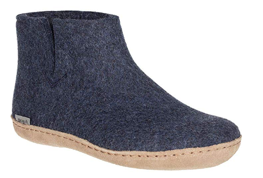 Glerups Unisex Model G Natural Wool Boot Slipper