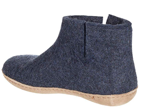 Glerups Unisex Model G Natural Wool Boot Slipper