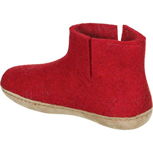 Glerups Unisex Model G Natural Wool Boot Slipper