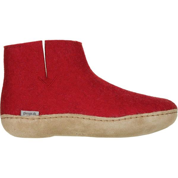 Glerups Unisex Model G Natural Wool Boot Slipper