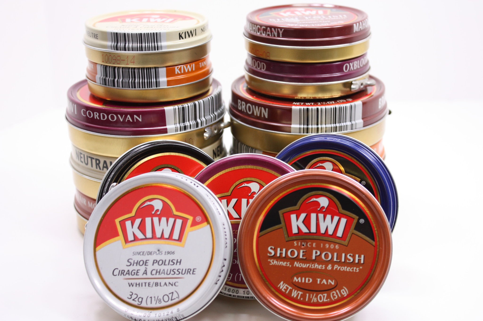 KIWI SHOE POLISH WHITE ~