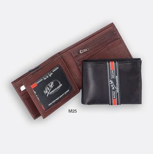 Paul & Taylor M25 Cowhide Leather Bi-Fold Wallet