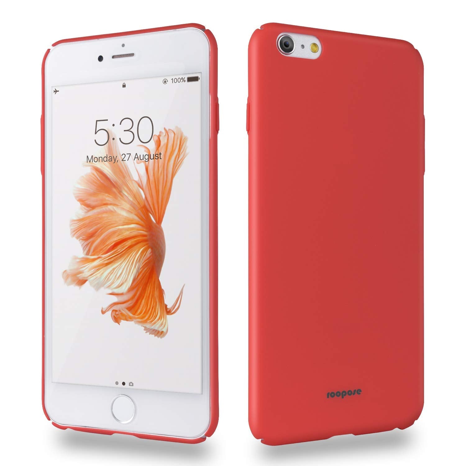 for iPhone 6P/6s Plus Case Roopose Anti-Scratch Shockproof Slim Fit Shell Matte Hard PC Plastic Full Protective Back Case Cover for iPhone 6/6s Plus