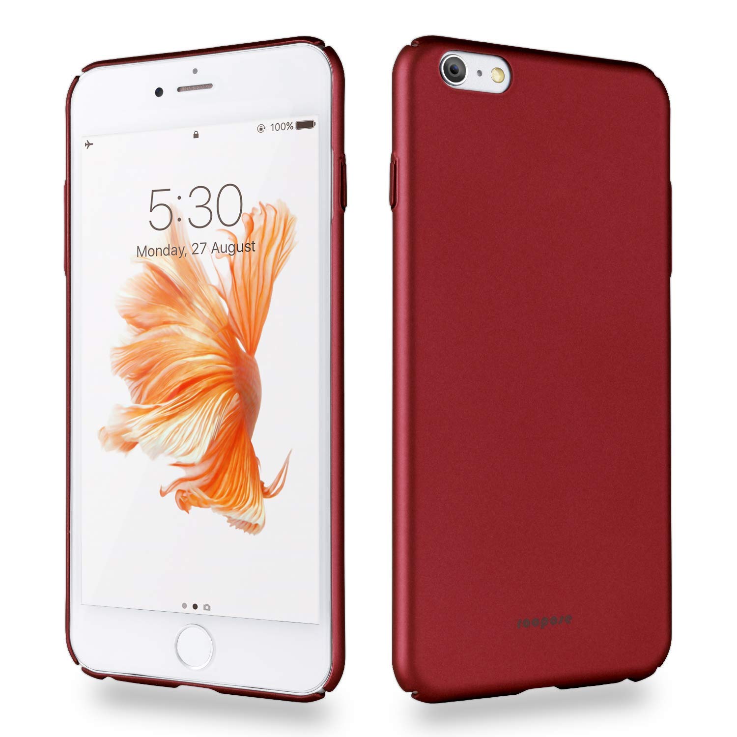 for iPhone 6P/6s Plus Case Roopose Anti-Scratch Shockproof Slim Fit Shell Matte Hard PC Plastic Full Protective Back Case Cover for iPhone 6/6s Plus