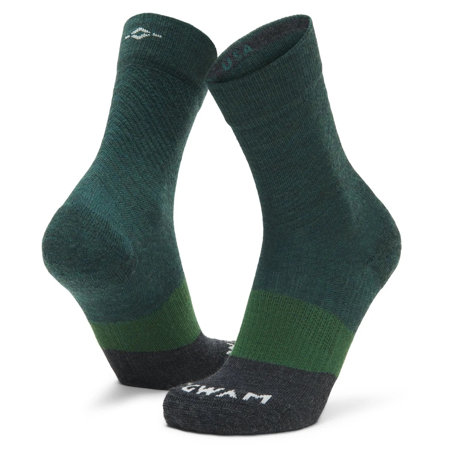 Wigwam F2451 Trail Junkie Lightweight Mid Crew Compression Fit Socks