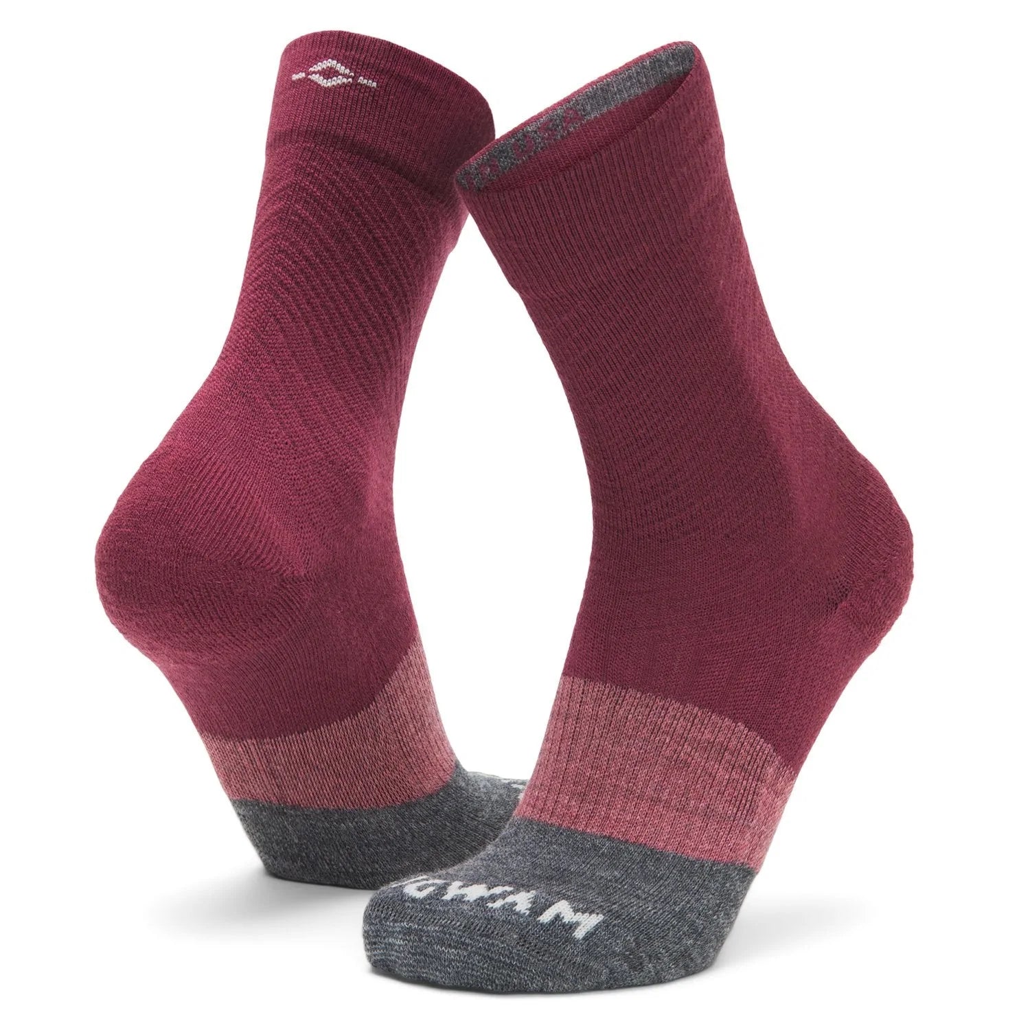 Wigwam F2451 Trail Junkie Lightweight Mid Crew Compression Fit Socks