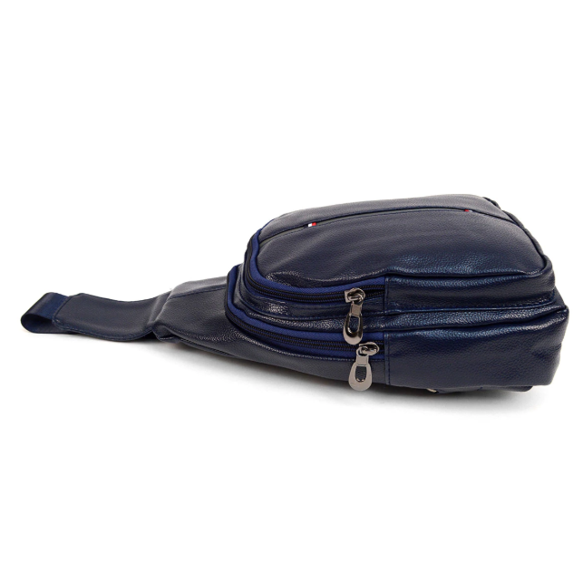 Westend Crossbody Leather Sling Bag Backpack with Adjustable Strap