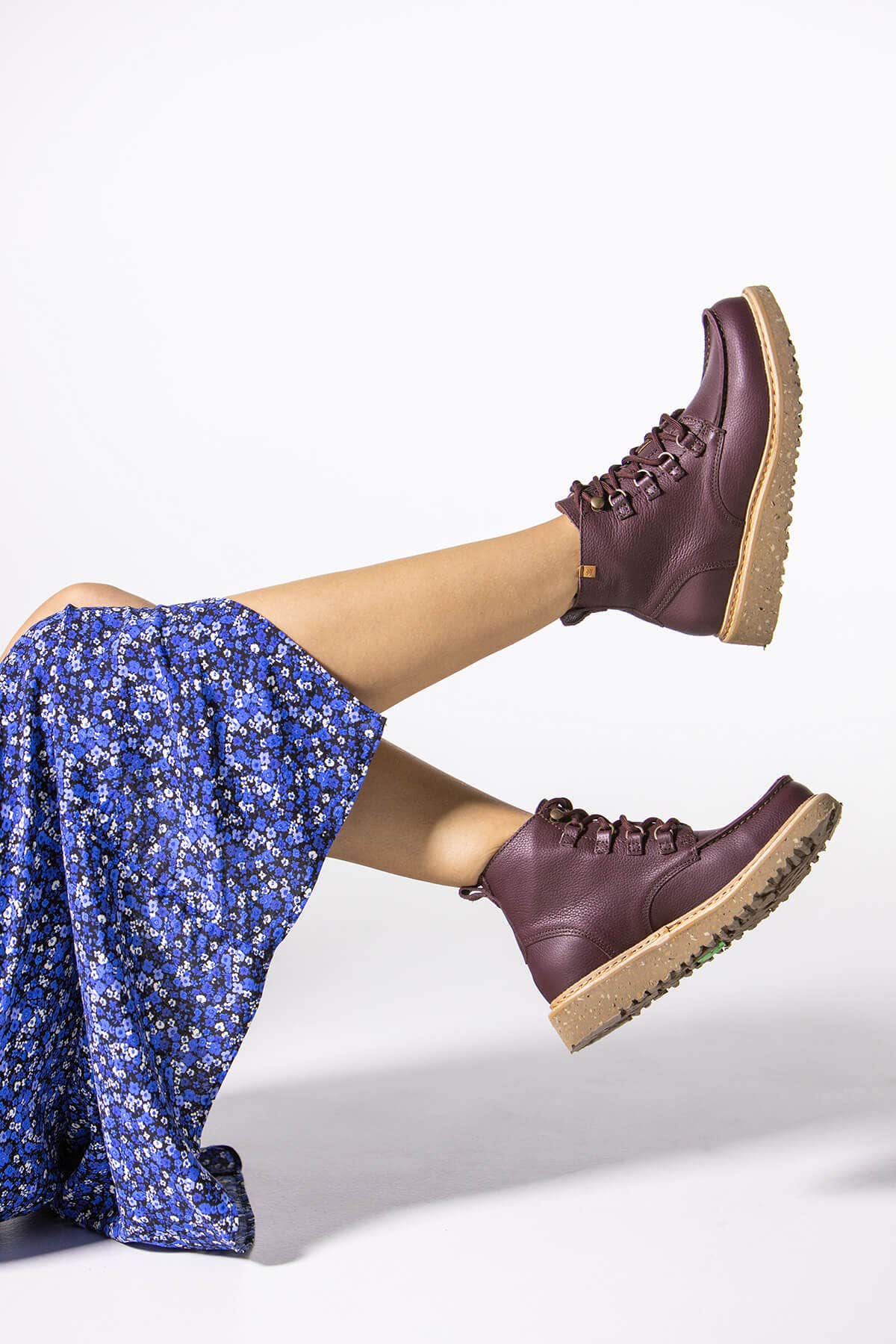 El Naturalista Women Ticino Leather Block Heel Boot