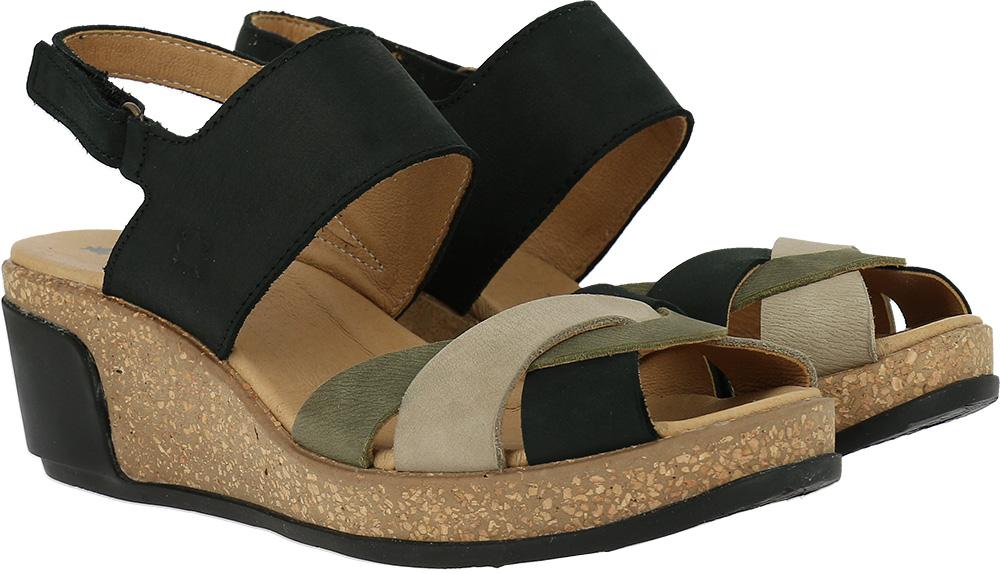 El Naturalista Women's Leaves 5008 Wedge Sandal