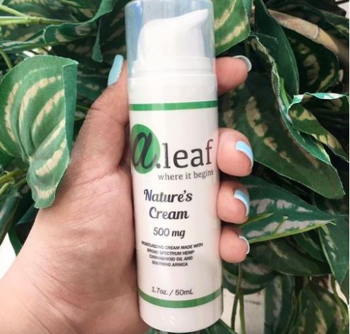 A.Leaf Nature's Cream 500mg 1.7 oz.