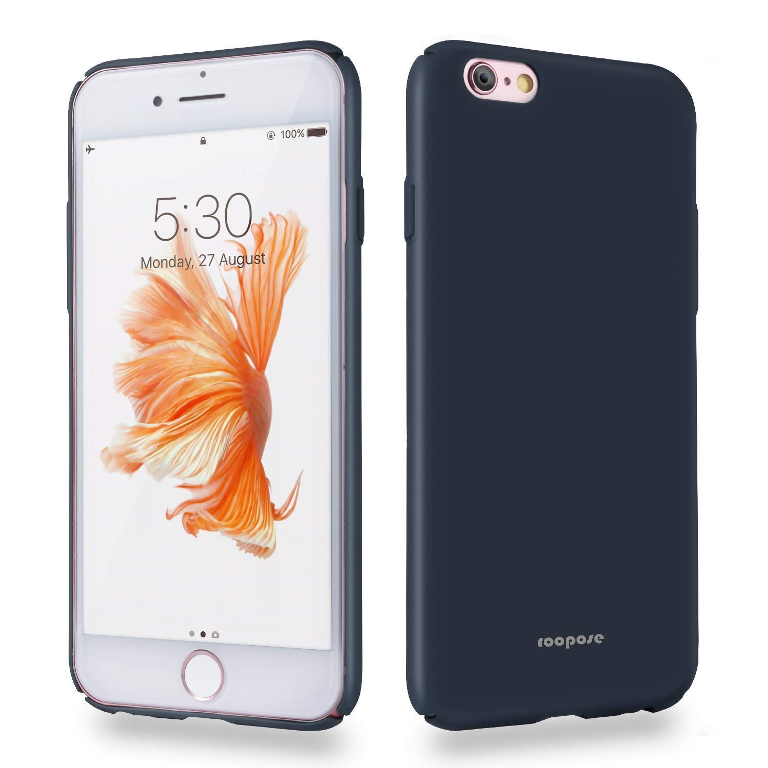 Roopose Phone Protective Case Ultra Thin Slim Skin Touch Feel Hard Cover Protect Bumper Fit Phone Shell Case Compatible with iPhone 6/6s
